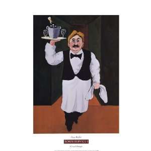  Room Service I by Guy Buffet 16x21: Home & Kitchen
