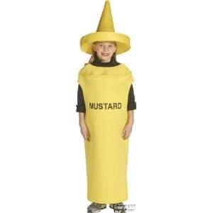   Childs Mustard Bottle Funny Food Costume (Size 8 10) Toys & Games