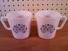 pyrex coffee cups white  