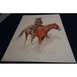 1956 FREDERIC REMINGTON Print   OLD RAMON Cowboy  