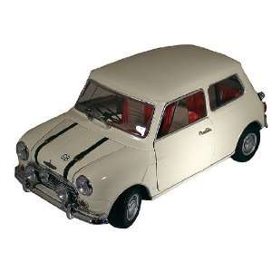   Austin Mini Cooper in White with Red and Grey Interior Toys & Games