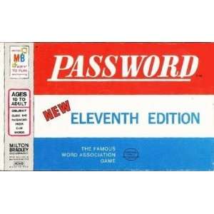  Vintage Password New Eleventh Edition Toys & Games