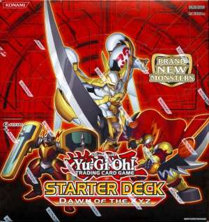 YUGIOH 2011 STARTER DECK DAWN OF THE XYZ BOX BLOWOUT CARDS 