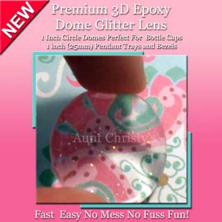 550 Premium 3d Epoxy Dome Glitter Bottle Cap Seal DIY  