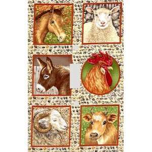 Farm Animal Portraits Decorative Switchplate Cover