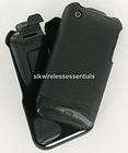   AGF iPhone 3G 3GS Premium Black Leather Hard Case Cover+Holster  