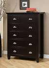 bedroom dresser chest furniture 5 drawer rubberwood home decor new