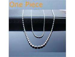 20 36 Stainless Steel Oval Bead Chain 2.0 3.2mm Width  