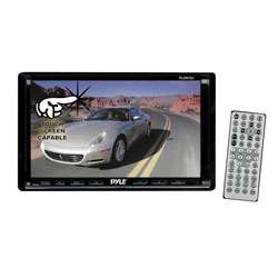 Pyle 7 inch Double Din Touch Screen DVD Player  Overstock