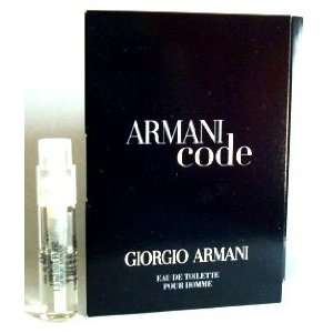 ARMANI CODE by Giorgio Armani. EDT 1.5ml 0.05fl.oz. For Men. Vial 