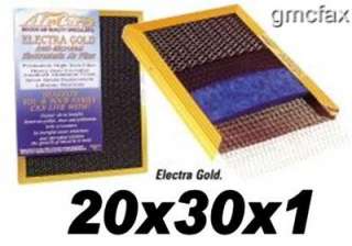 Air Care 20x30x1 GOLD Electrostatic Furnace A/C Filter  