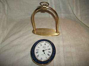 Swiza Ascot brass clock repair or parts  