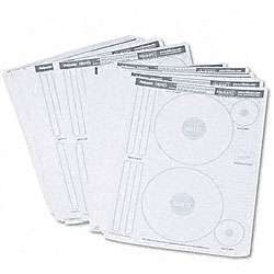Fellowes Matte White CD/DVD Labels   500/Pack  