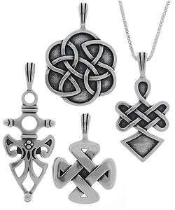Sterling Silver Celtic Protection Pendants (Options)  