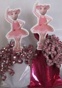 NEW * ANGELINA BALLERINA * 12 ballet party FAVOR TOPPERS  