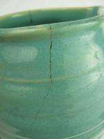 Vintage Weller Pottery Green Creamer Small Pitcher  