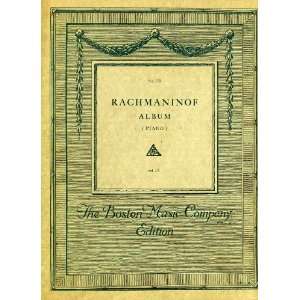    Album of eight Pieces for the Piano Sergei Rachmaninoff Books
