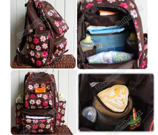 New Style Waterproof Baby Diaper Nappy Bag Backpack Adjust Shoulder 
