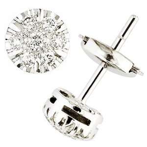  Diamond and white gold earrings.: Vanna Weinberg: Jewelry