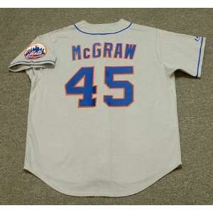   New York Mets 1969 Majestic Cooperstown Throwback Away Baseball Jersey