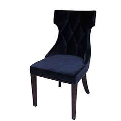 Regis Black Velvet Dining Chairs (Set of 2)  Overstock