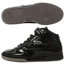 Fila Mens F 89 Black Patent Basketball Shoes  