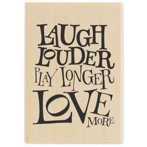  Laugh, Play, Love   Rubber Stamps: Arts, Crafts & Sewing