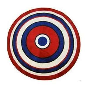  Round Rug   Concentric Circles 2: Baby