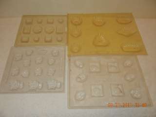 Large Mixed Lot 44 Candy Chocolate Sucker Plastic Molds  