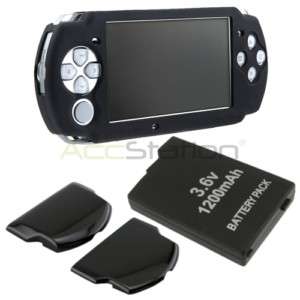 Battery+Case+Gift Pack Set Bundle for Sony PSP 3000  