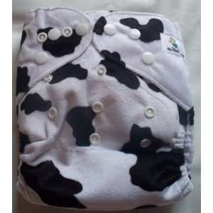    My Cloth Baby Eco Grow One (One Size Cloth Diaper) Minky Cow Baby