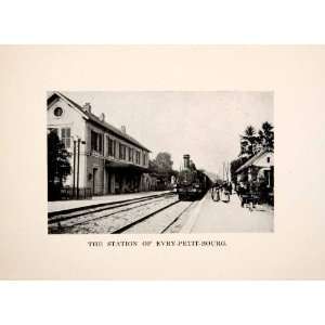  Print Train Railway Station Evry Petit Bourg France Cityscape Travel 
