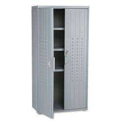 Iceberg Officeworks Tall Charcoal Grey Office Storage Cabinet 