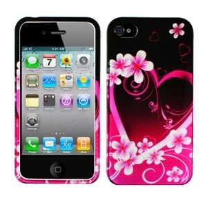  Purple Love Design Crystal Hard Skin Case Cover for AT&T 