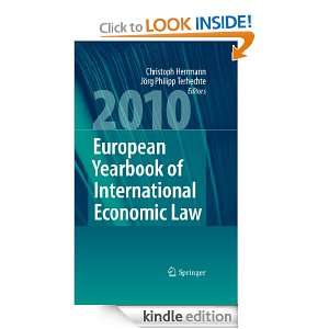 Yearbook of International Economic Law 2010: v. 1: Christoph Herrmann 