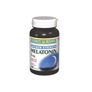  Melatonin Tabs 5 Mg Max St Nby Size 60 Health & Personal 