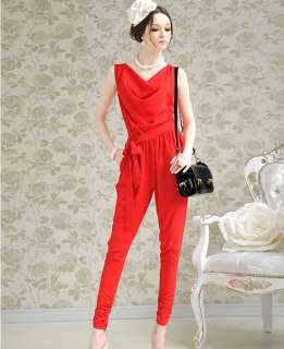 2012 New Fashion Sleeveless WomenS Rompers Jumpsuits Pants Size S M L 