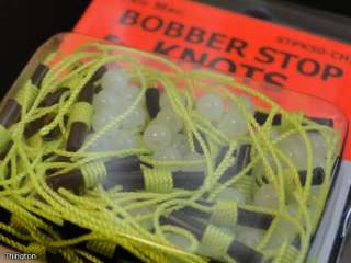 Bobber Stop Knots   fishing glow beads   lot 50 stops  