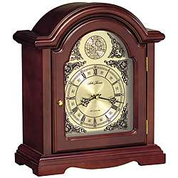   Sturbridge Cherry Brown Hardwood Chime Mantel Clock  
