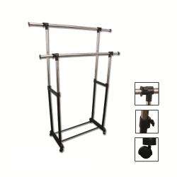 Double Levers Clothes Rack  