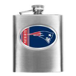New England Patriots 8 oz Stainless Steel Hip Flask  Overstock