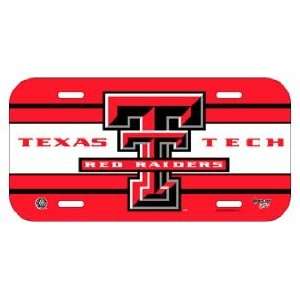 Texas Tech Red Raiders License Plate:  Sports & Outdoors