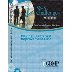  5S Five Challenges Lean Training DVD from GBMP Inc. GBMP 