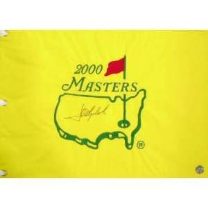  Jose Maria Olazabal Autographed 2000 Masters Golf Pin Flag 