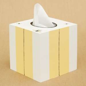  hand painted tissue box   bee: Home & Kitchen