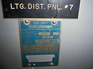 SYLVANIA QSF6053 C 600A 3P 600V FUSED PANELBOARD SWITCH  