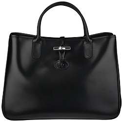 Longchamp Roseau Leather Tote Bag  
