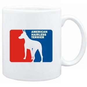 Mug White  American Hairless Terrier Sports Logo  Dogs  