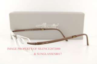New Silhouette Eyeglasses Frames INTARSIA 7633 CARAMEL  