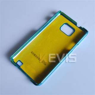   Metal Hard Back Cover Case For Samsung Galaxy S2 i9100 Blue  